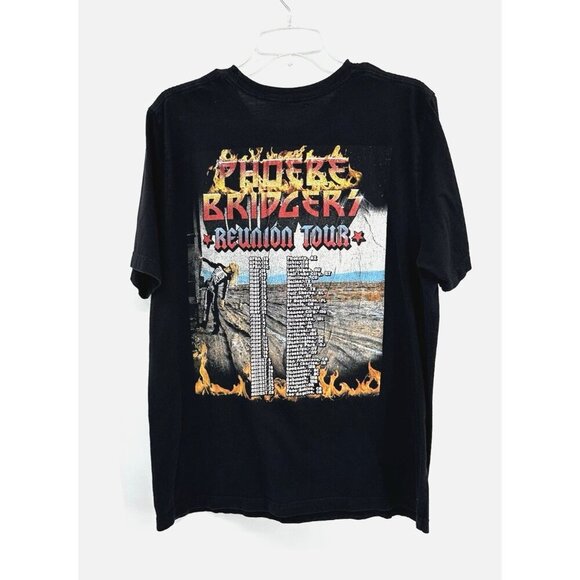 PHOEBE BRIDGERS reunion tour t shirt tee short sleeve black cotton XL - Picture 1 of 6
